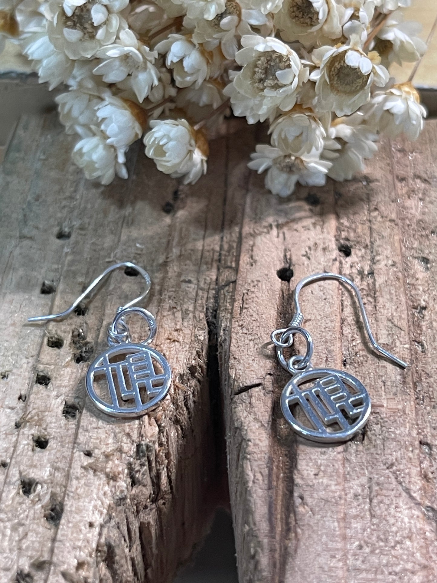 Chinese Fortune Earrings