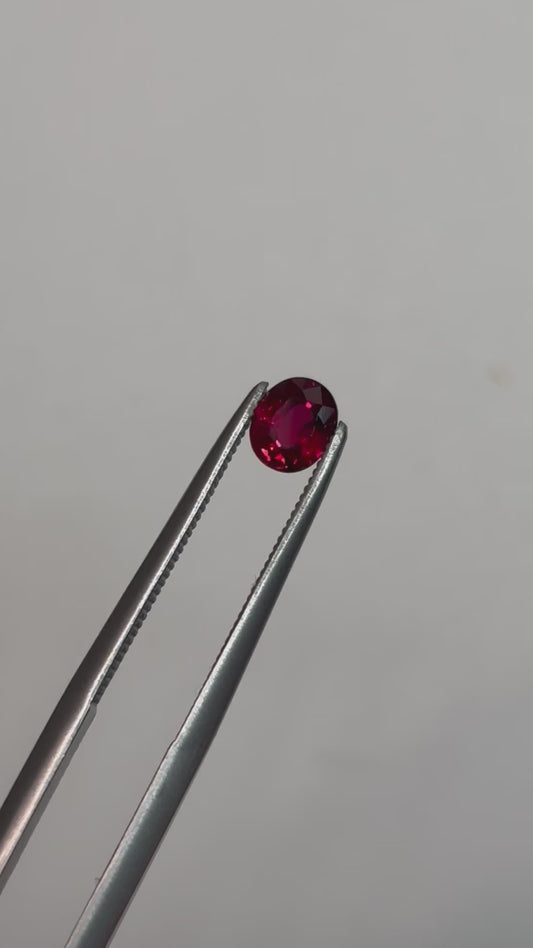 Ruby, 0.56ct, Heated, Sri Lanka