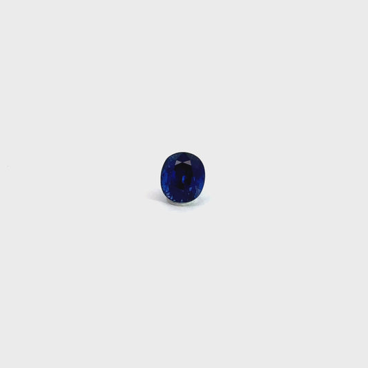 Sapphire, 0.96ct, Vivid Blue, No heat, Madagascar