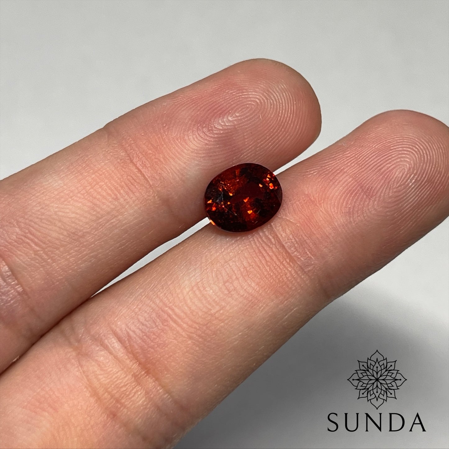 3.50ct Reddish Orange Spessartite Garnet