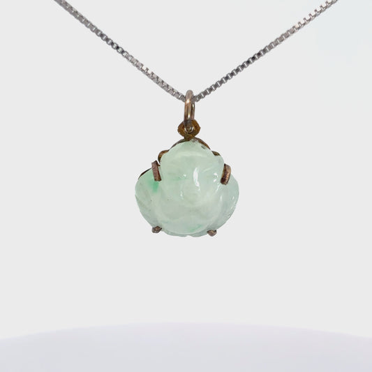 Jadeite Pendant Depicting Happy Person