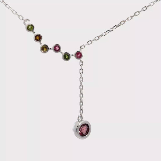 Tourmaline Constellation-like Pendant