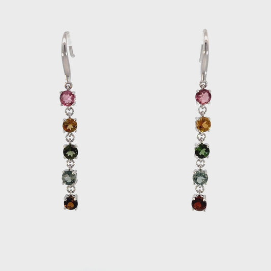 Tourmaline Dangle Earrings